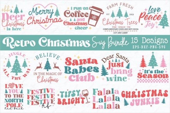 Christmas Retro SVG Bundle Review