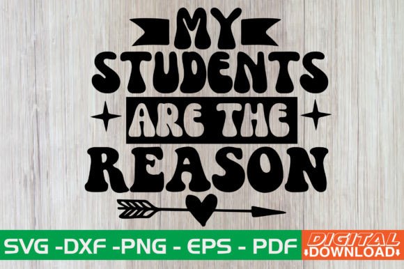 My Students Are the Reason Retro SVG Review