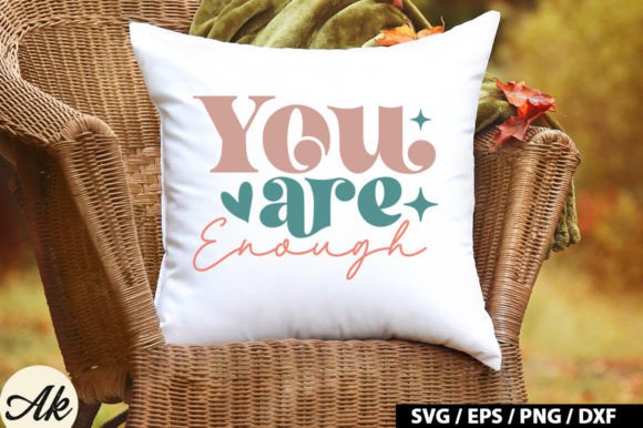 You Are Enough Retro SVG: A Designer's Review
